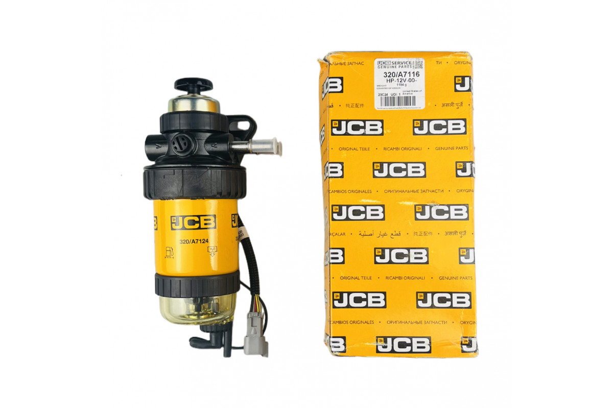 Корпус ФГО в сборе телескоп (сепаратор) 320/A7116, 332/C7113 (фильтр 915) JCB