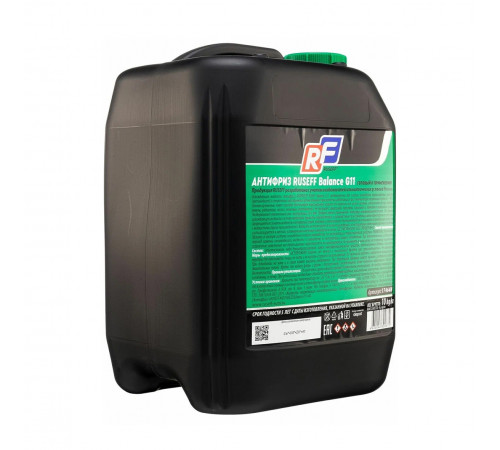 Антифриз RUSEFF ANTIFREEZE EXCELLENT G11 зеленый (10л) 17343N А
