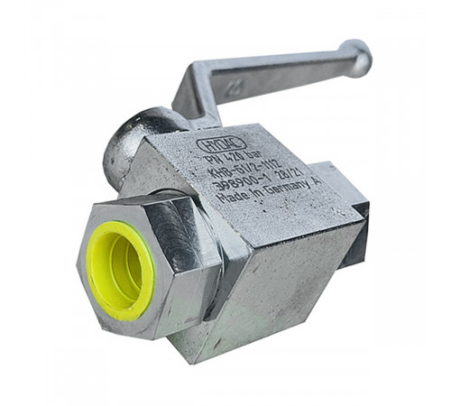 Двухходовой шаровой кран высокого давления HYDAC KHB-G1/2-1112-09X-A