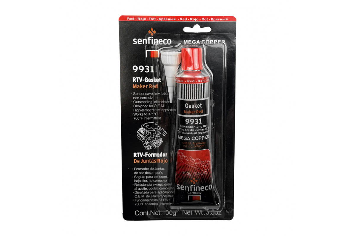 Герметик  RTV Silicone Red 100g (красный)