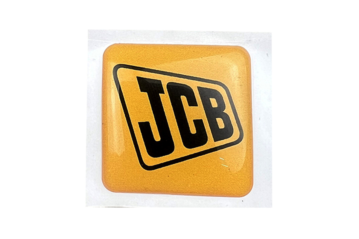 Эмблема-стикер 30х30 мм JCB 333/U2038 А